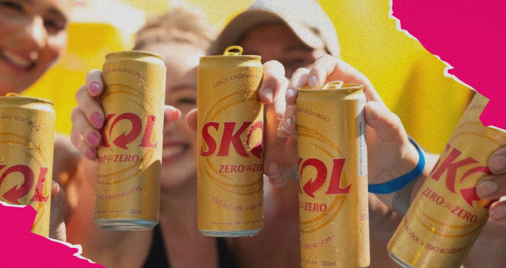 As cervejas zero no Carnaval.