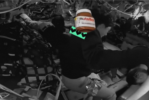 Nutella no espaço